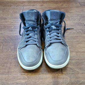 Mens Air Jordan 1 Mid Nouveau Wolf Grey 629151-004